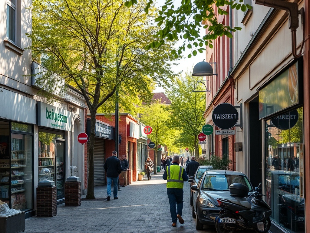 Urząd Miasta Bydgoszczy - budynek magistratu i plansza z informacją o przetargach