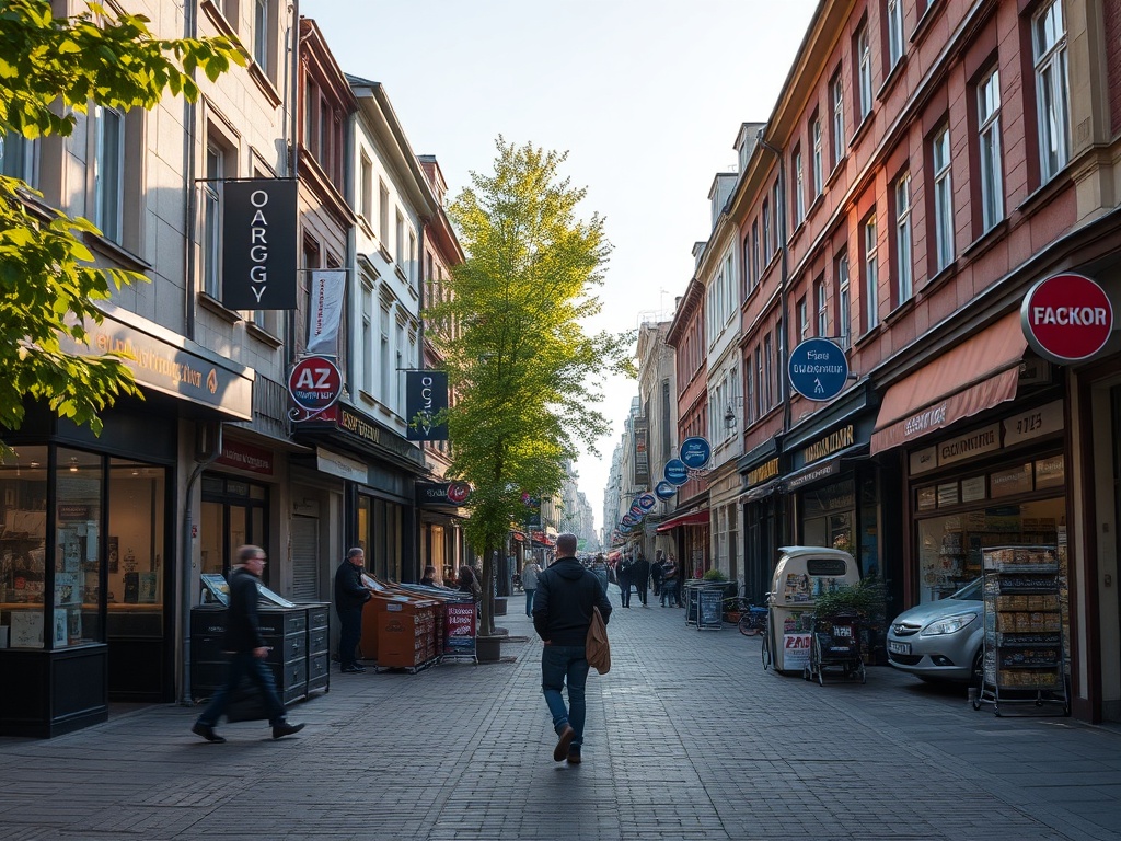 Uczestnicy na Targach Pracy w Bydgoszczy szukają ofert zatrudnienia i rozmawiają z rekruterami.