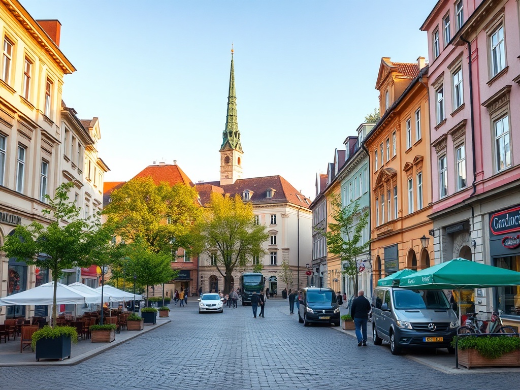 Mieszkańcy Bydgoszczy odbierają darmowe sadzonki roślin od "Expressu Bydgoskiego" w ramach akcji zazieleniania miasta.