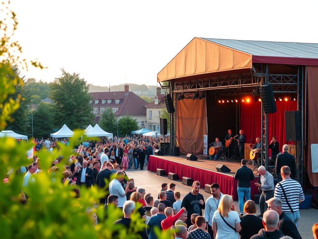 Plakat informacyjny o wydarzeniach majówki 2026 w Bydgoszczy, podkreślający historię i kulturę miasta