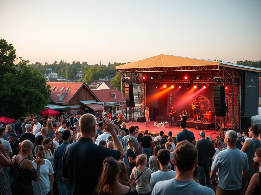 Grafika przedstawiająca wejście do klubu Grey Club Bydgoszcz z informacją o 4 latach działalności i muzyce